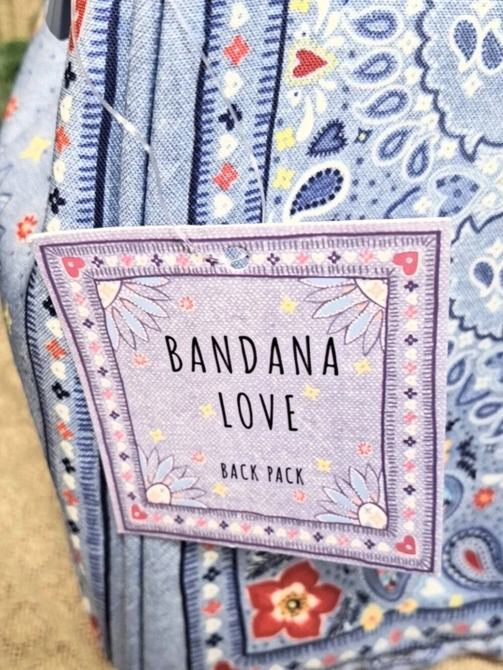 Brighton Bandana Love Denim Backpack